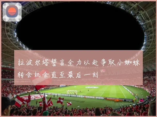 拉波尔塔誓言全力以赴争取小蜘蛛转会机会直至最后一刻